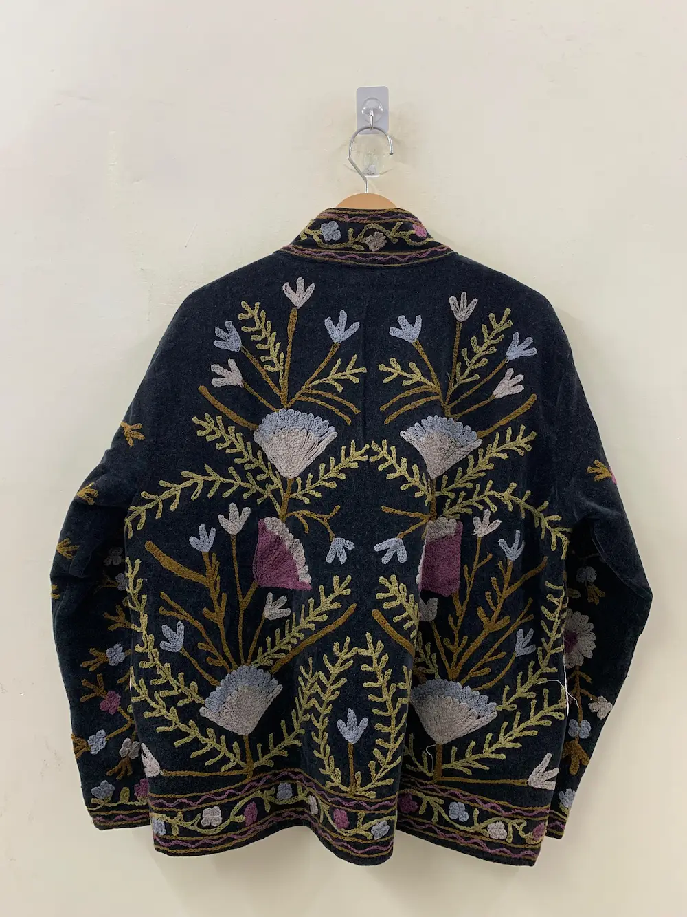 Velvet Suzani Jacket Handmade – Unique Ethnic Embroidered Outerwear 3