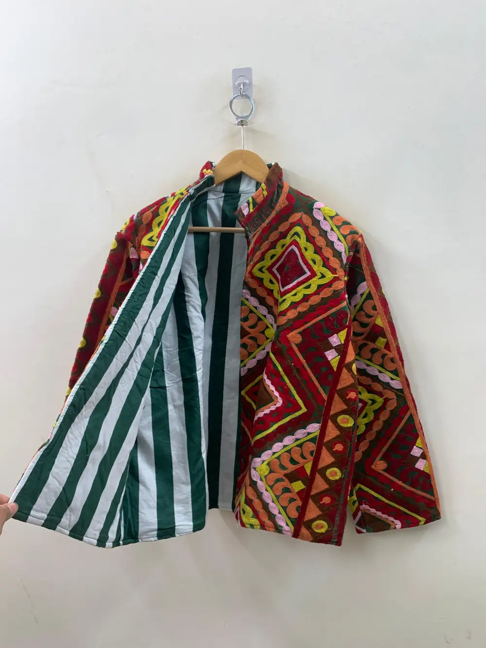 Vintage Style Suzani Jacket – Velvet Embroidery 2