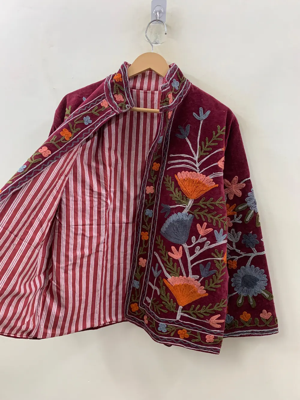 Premium Velvet Suzani Jacket for Women – Ethnic Embroidered Fashion 2