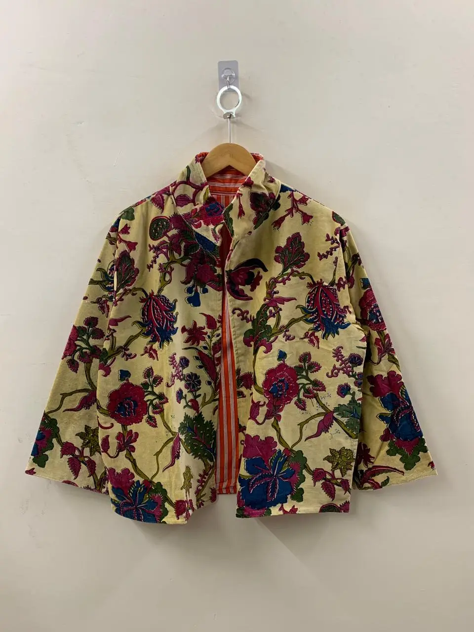 Casual Velvet Printed Jacket | Soft Stylish Daily Wear Jacket 2