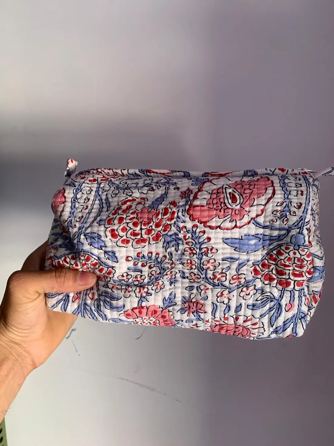 Cotton Toiletry & Makeup Bag Set – Multi-Purpose Pouches (3 Pieces)