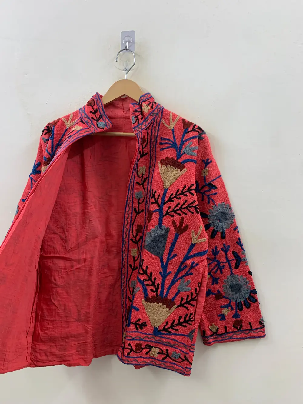 Cotton Suzani Jacket – Handcrafted Embroidered Jacket for Women