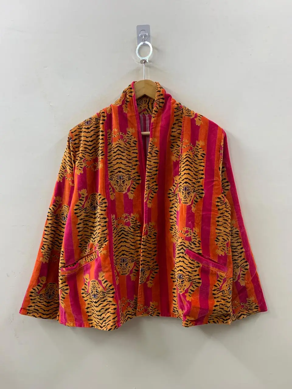 Luxury Velvet Printed Jacket for Women | Premium Fashion Outerwear 4