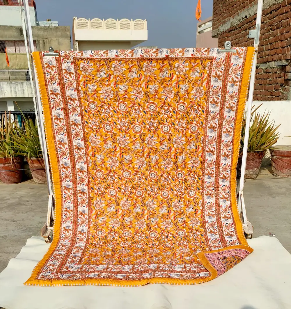 Handcrafted Cotton Quilts – Lightweight & Cozy All Season Comforter