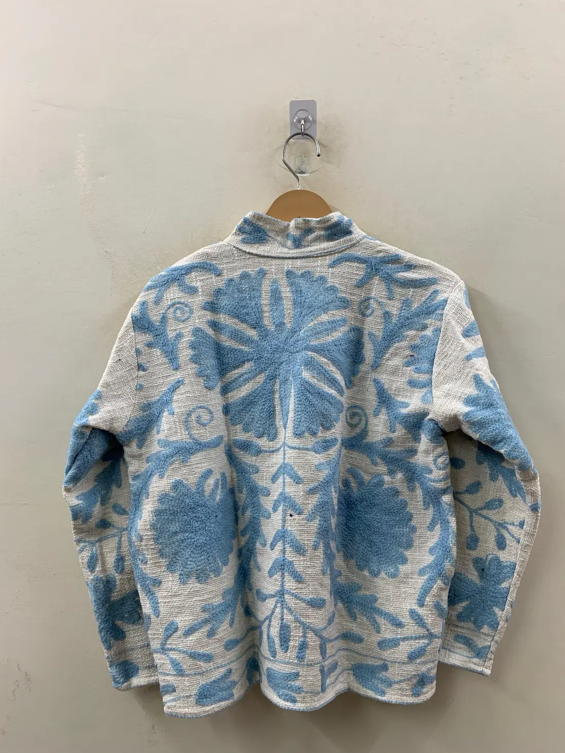 Handmade Velvet Suzani Jacket – Luxury Embroidered Boho Coat for Women 3