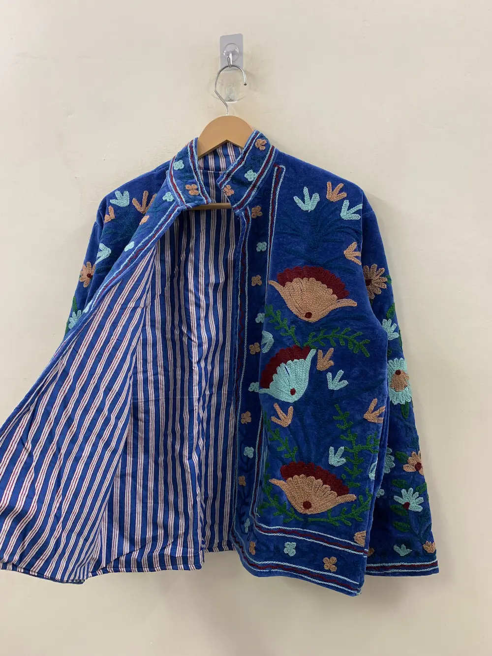 Boho Velvet Suzani Jacket for Women | Handmade Designer Wear