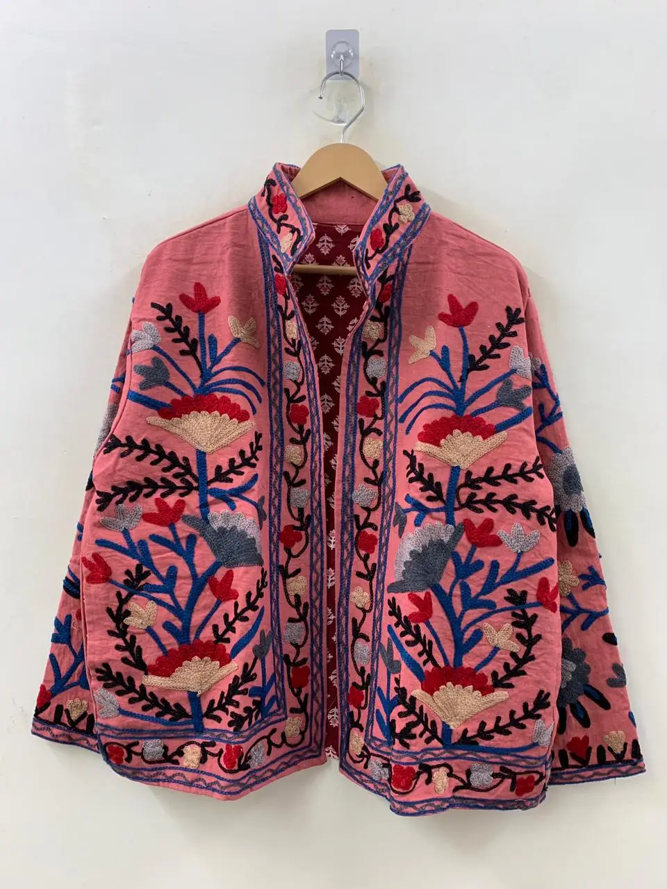 Cotton Suzani Jacket | Women's Handmade Tribal Embroidered Jacket 2
