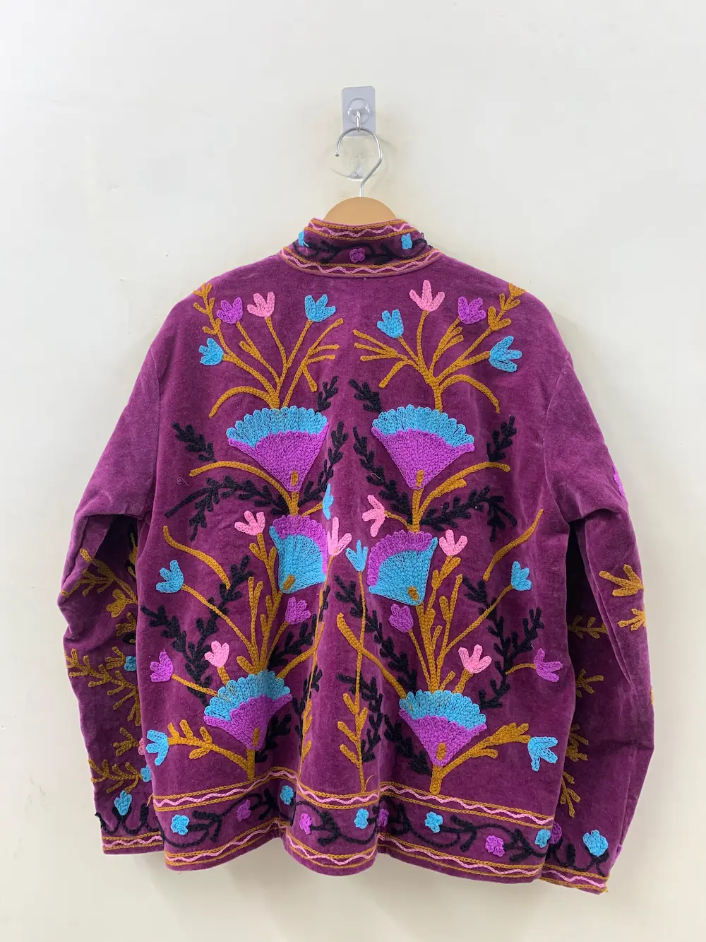 Velvet Suzani Jacket Women – Bohemian Ethnic Fashion Statement Piece 3