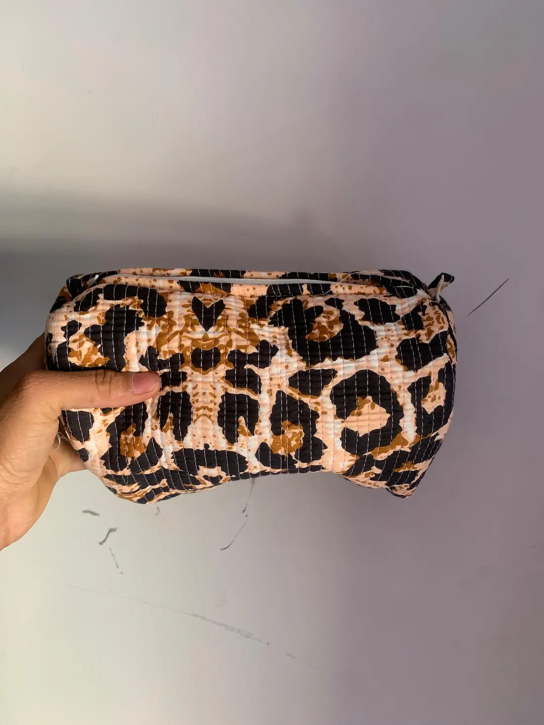 Cotton Makeup Pouch Set – Travel Cosmetic Organizer (3 Piece Set)