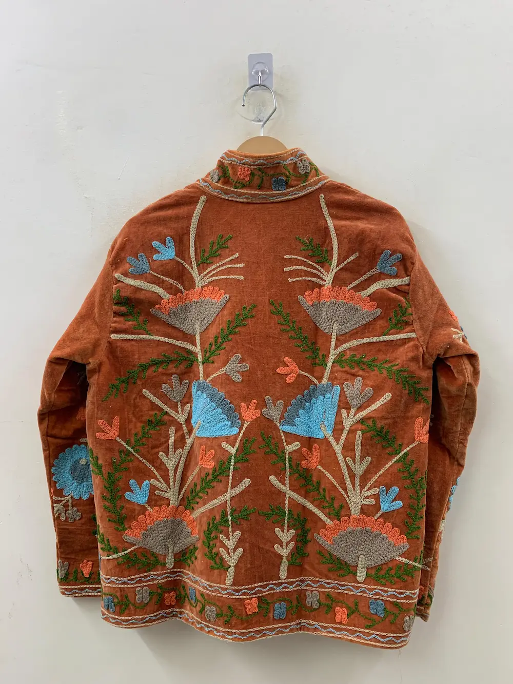 Artisan Velvet Suzani Jacket – Handcrafted Embroidered Luxury Outerwear 3