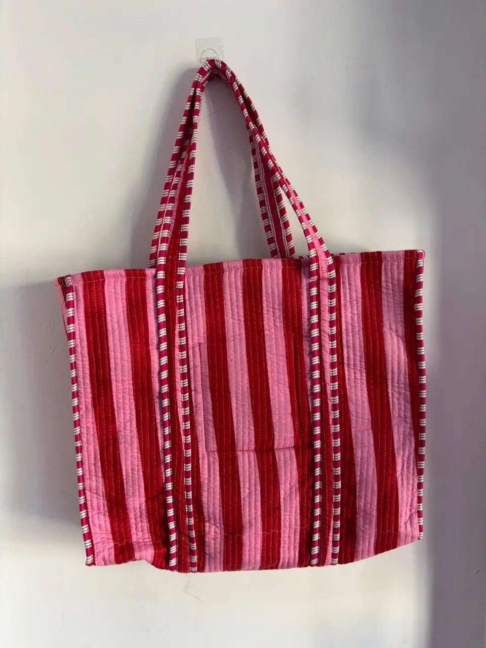Handmade Cotton Tote Bag – Stylish Everyday Carry Bag