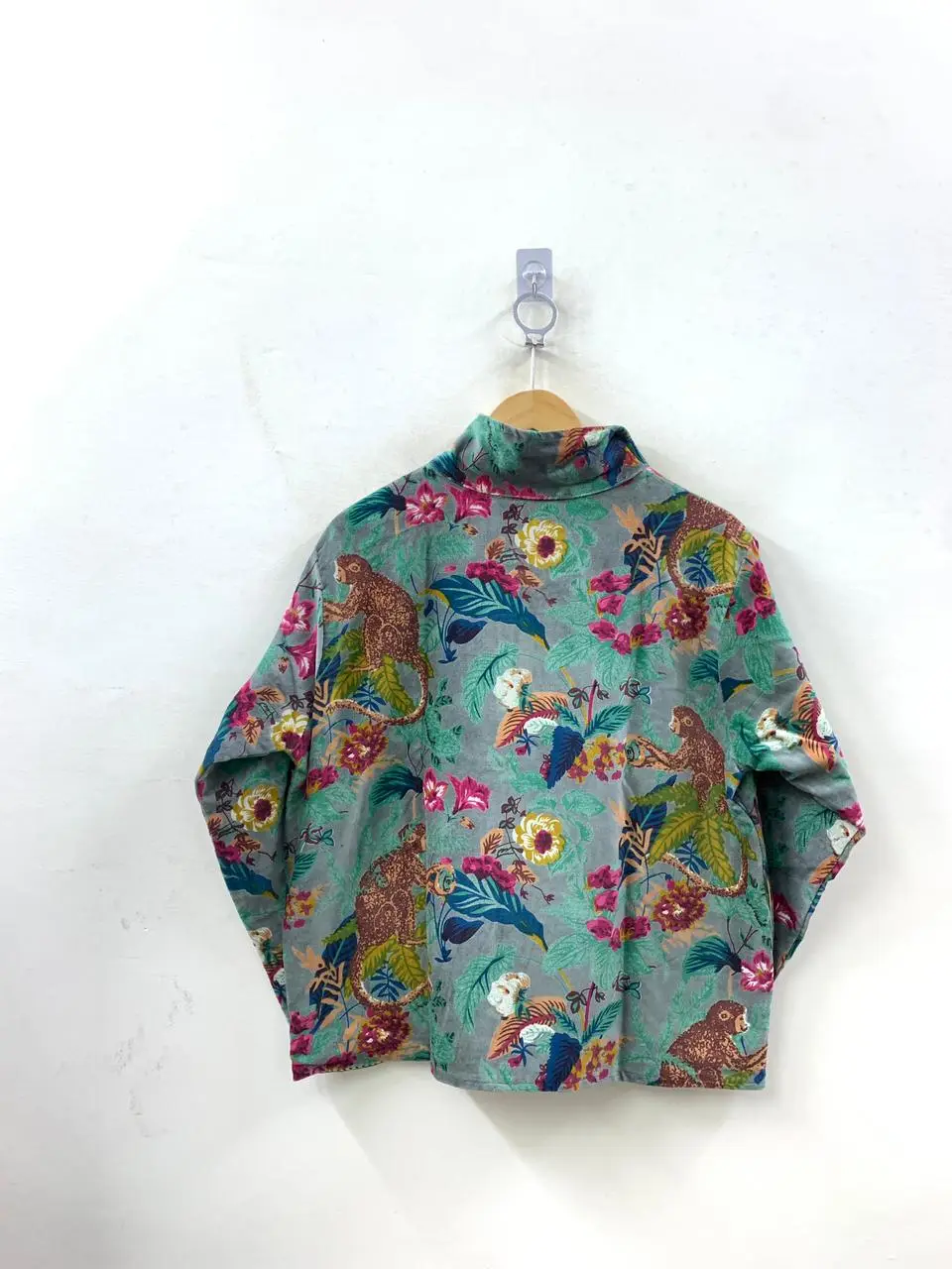 Ethnic Velvet Printed Jacket for Women | Traditional Stylish Jacket 2