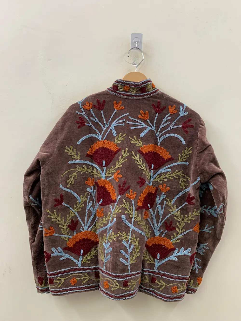 Artisan Velvet Suzani Jacket – Handcrafted Boho Statement Piece 3