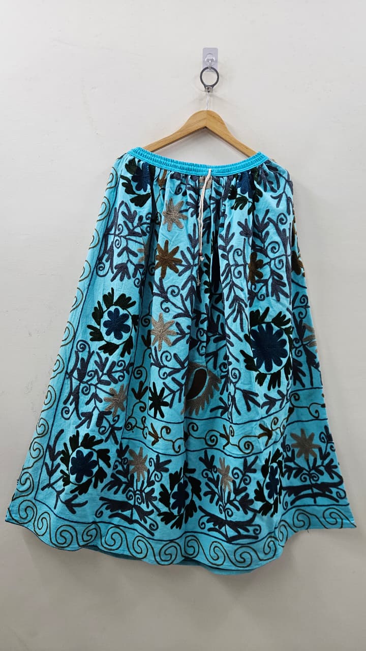 Cotton Suzani Long Skirt – Comfortable & Elegant Bohemian Style