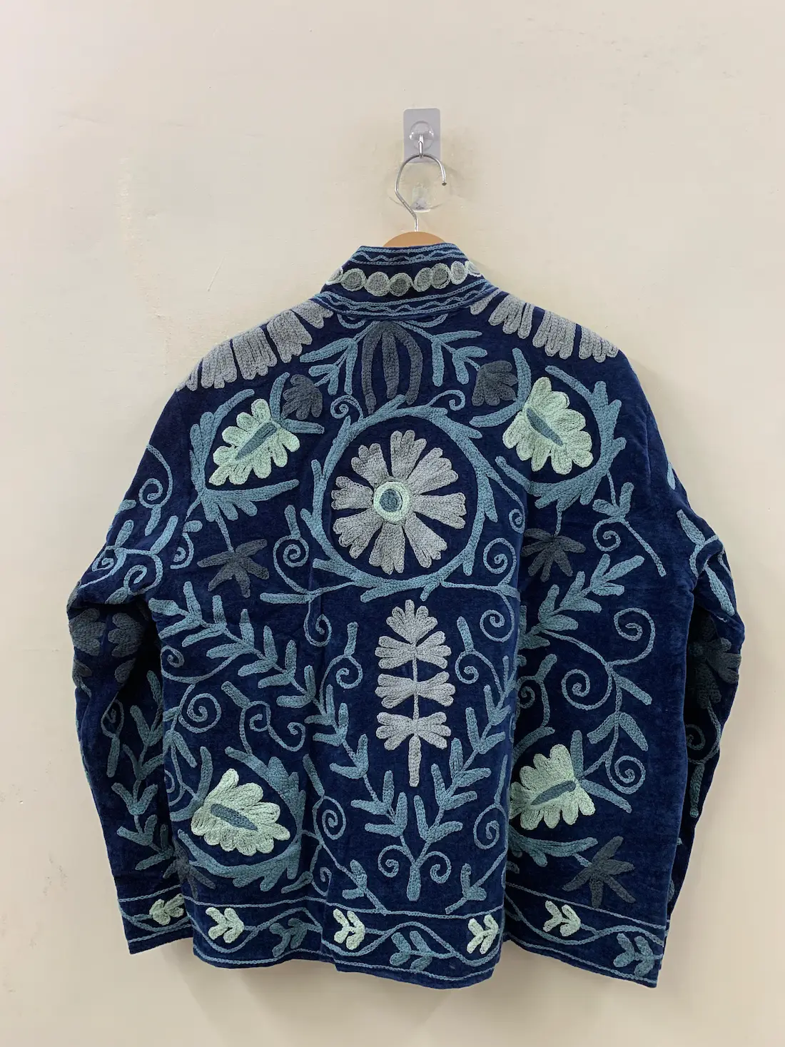 Women’s Velvet Suzani Jacket – Handcrafted Ethnic Coat 3