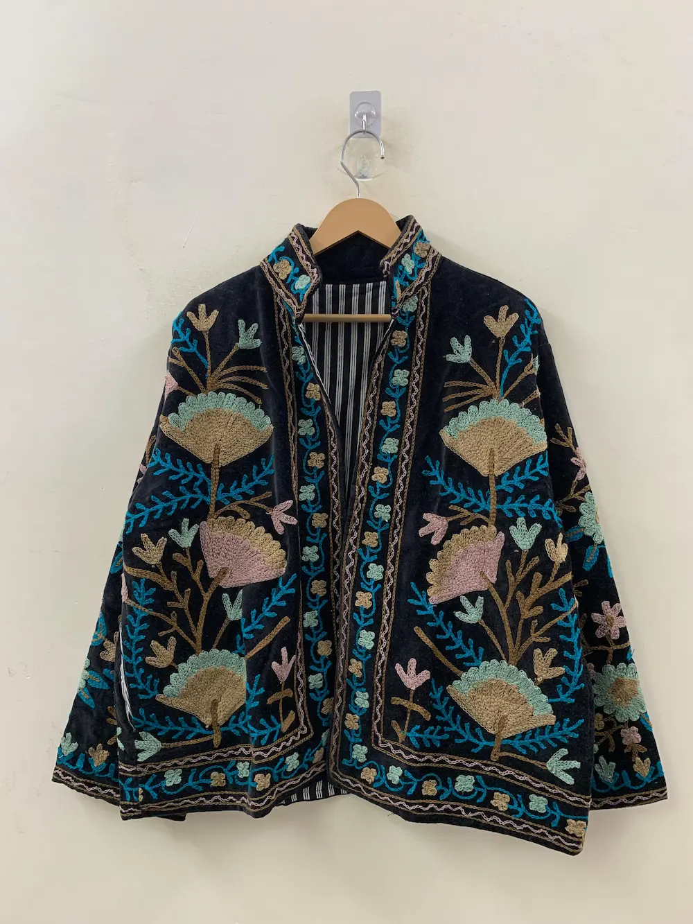 Handmade Velvet Suzani Jacket for Women | Boho Ethnic Wear
