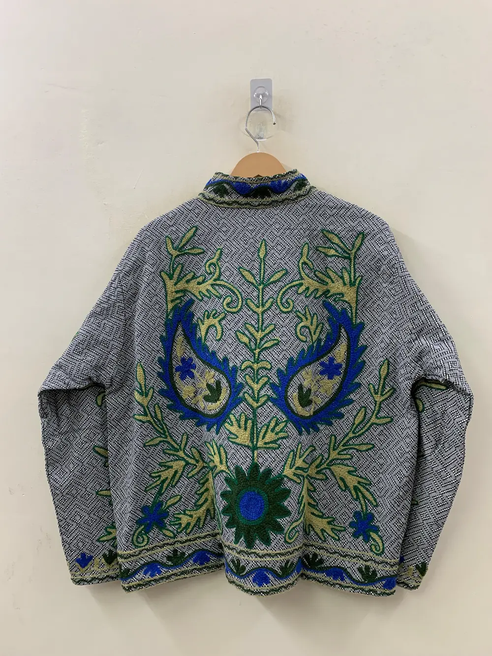 Luxury Velvet Suzani Jacket – Handcrafted Boho Statement Piece 3