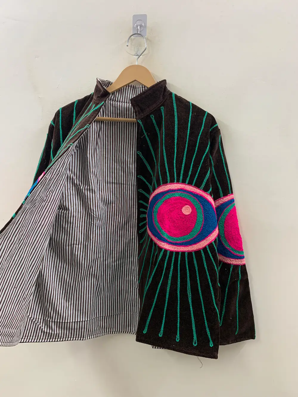 Stylish Velvet Suzani Jacket – Bohemian Embroidered Women’s Wear