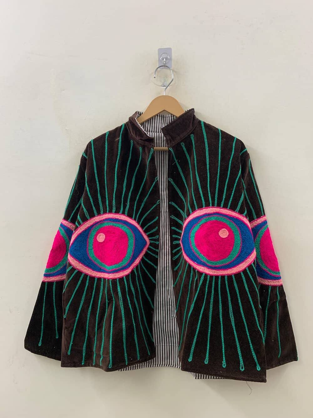 Stylish Velvet Suzani Jacket – Bohemian Embroidered Women’s Wear 3