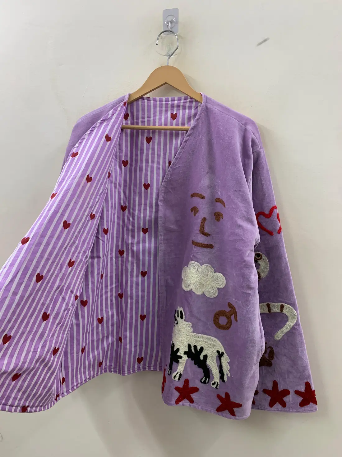 Velvet Suzani Embroidered Jacket – Artisan Bohemian Outerwear 2