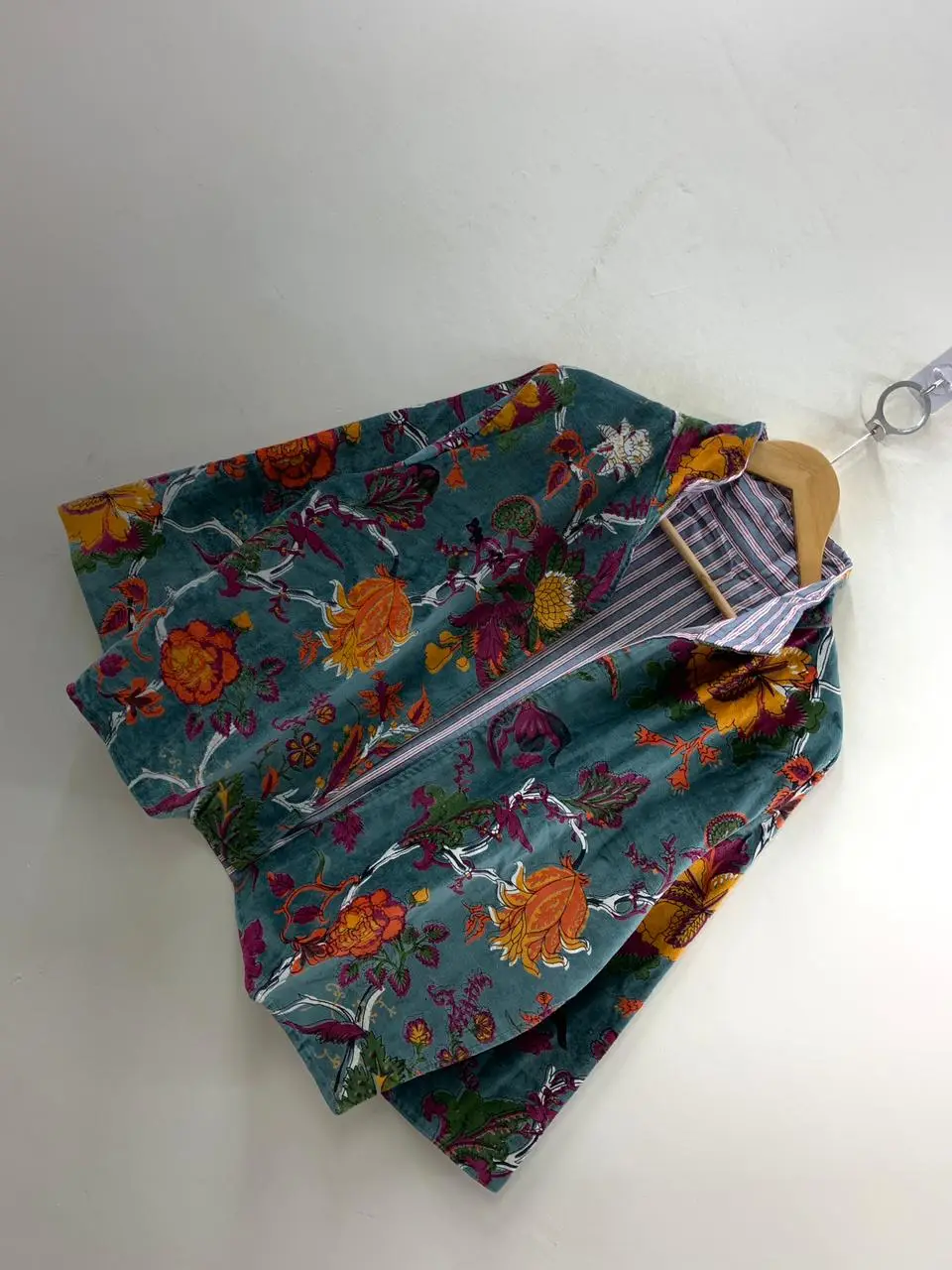 Designer Velvet Printed Jacket | Trendy Winter Fashion Jacket for Women 3