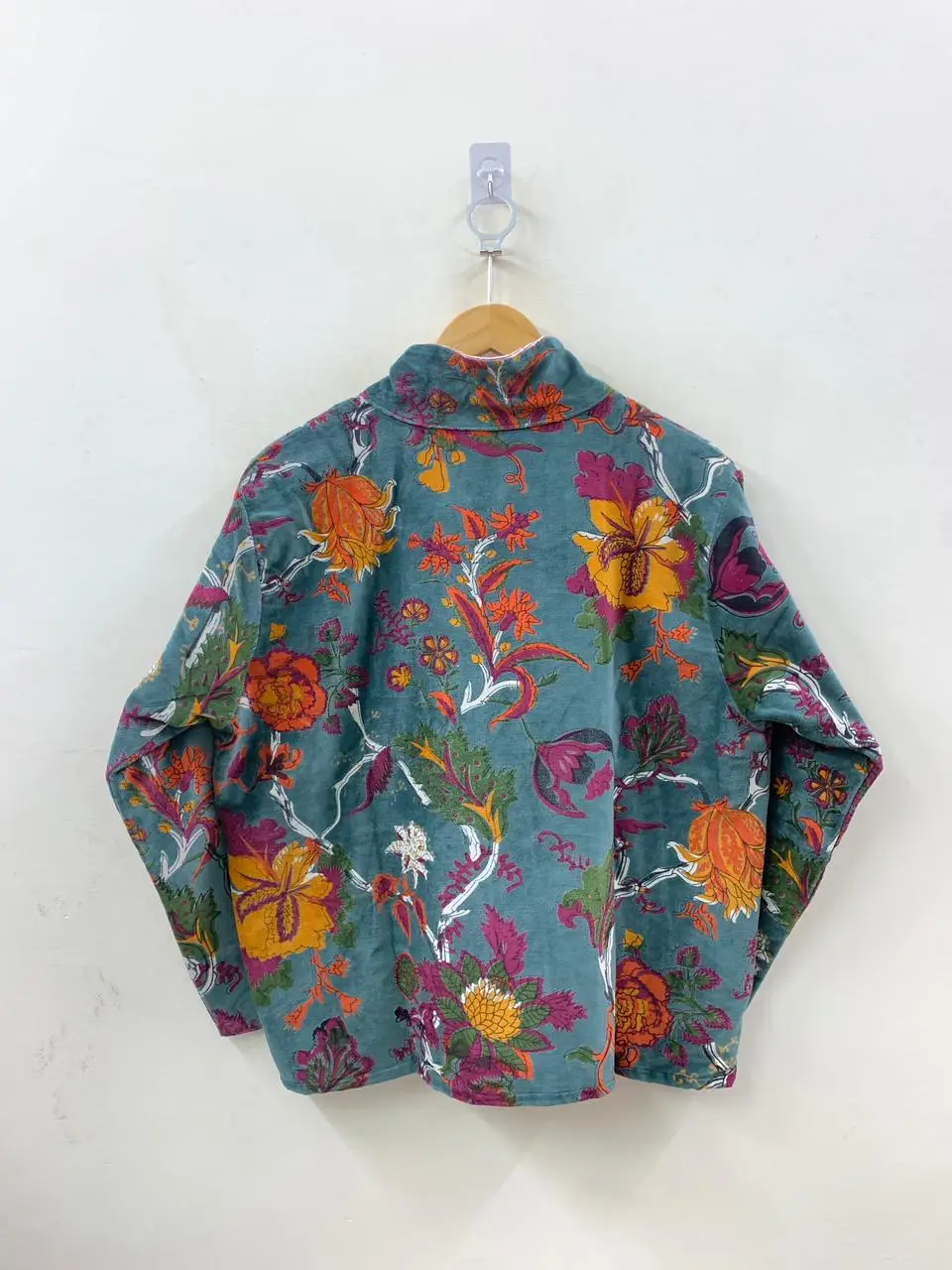 Designer Velvet Printed Jacket | Trendy Winter Fashion Jacket for Women 2