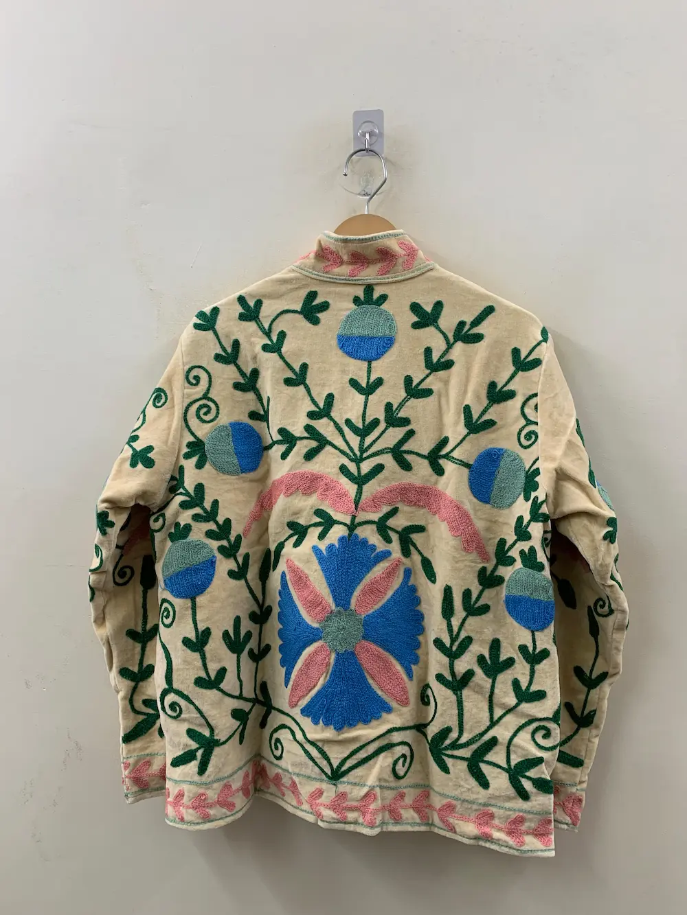 Boho Velvet Suzani Jacket – Handmade Embroidered Women’s Jacket 3