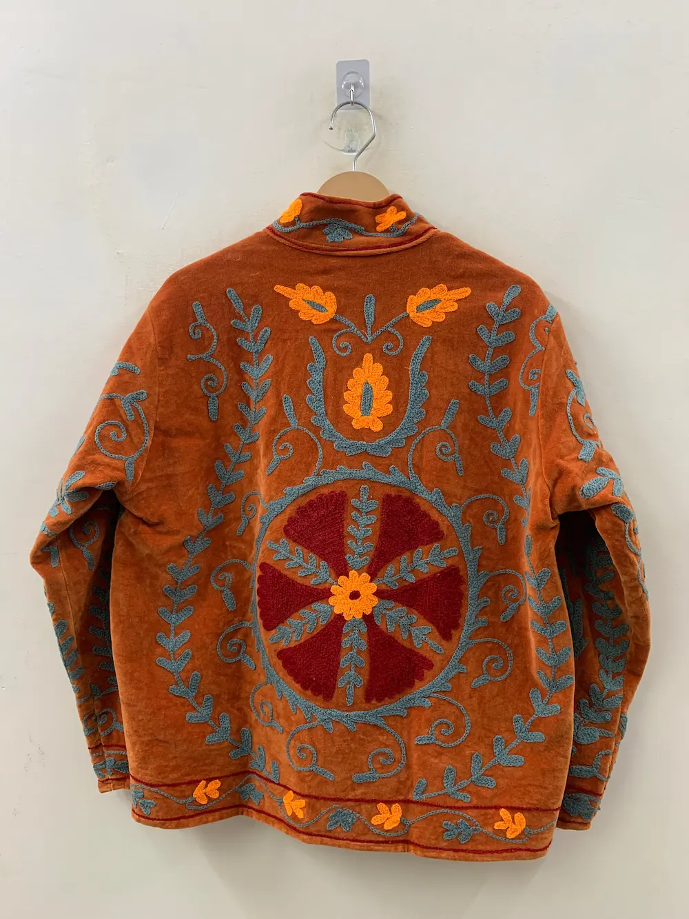 Handcrafted Velvet Suzani Jacket | Boho Embroidered Ethnic Wear for Women 3