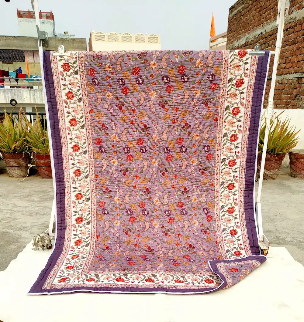 Soft Cotton Quilts for Double Bed – Comfortable & Durable