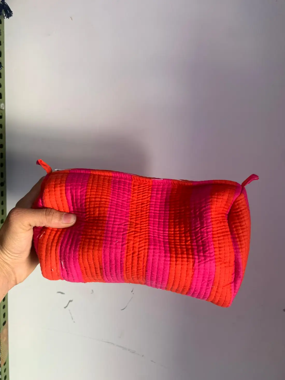 Cotton Makeup Pouch Set for Women – Elegant Cosmetic Bags (3 Pieces)