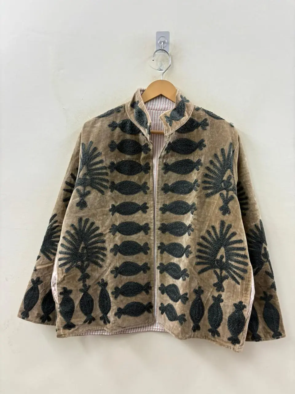 Party Wear Velvet Suzani Jacket 3