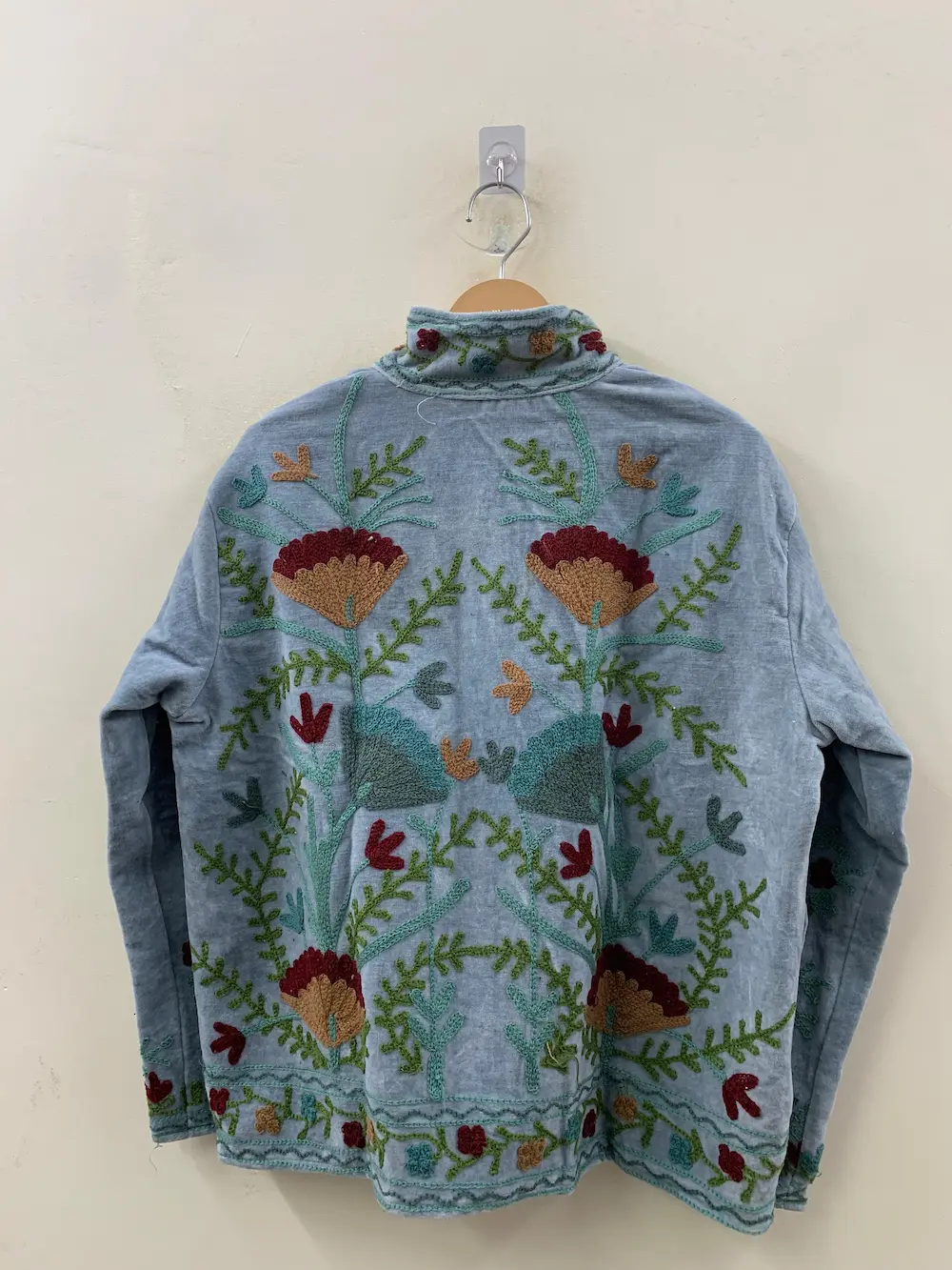 Elegant Velvet Suzani Jacket – Artisan Crafted Ethnic & Boho Style Outerwear 3