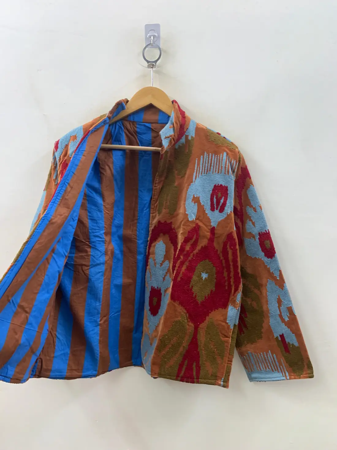 Velvet Suzani Jacket – Handmade Embroidered Boho Coat