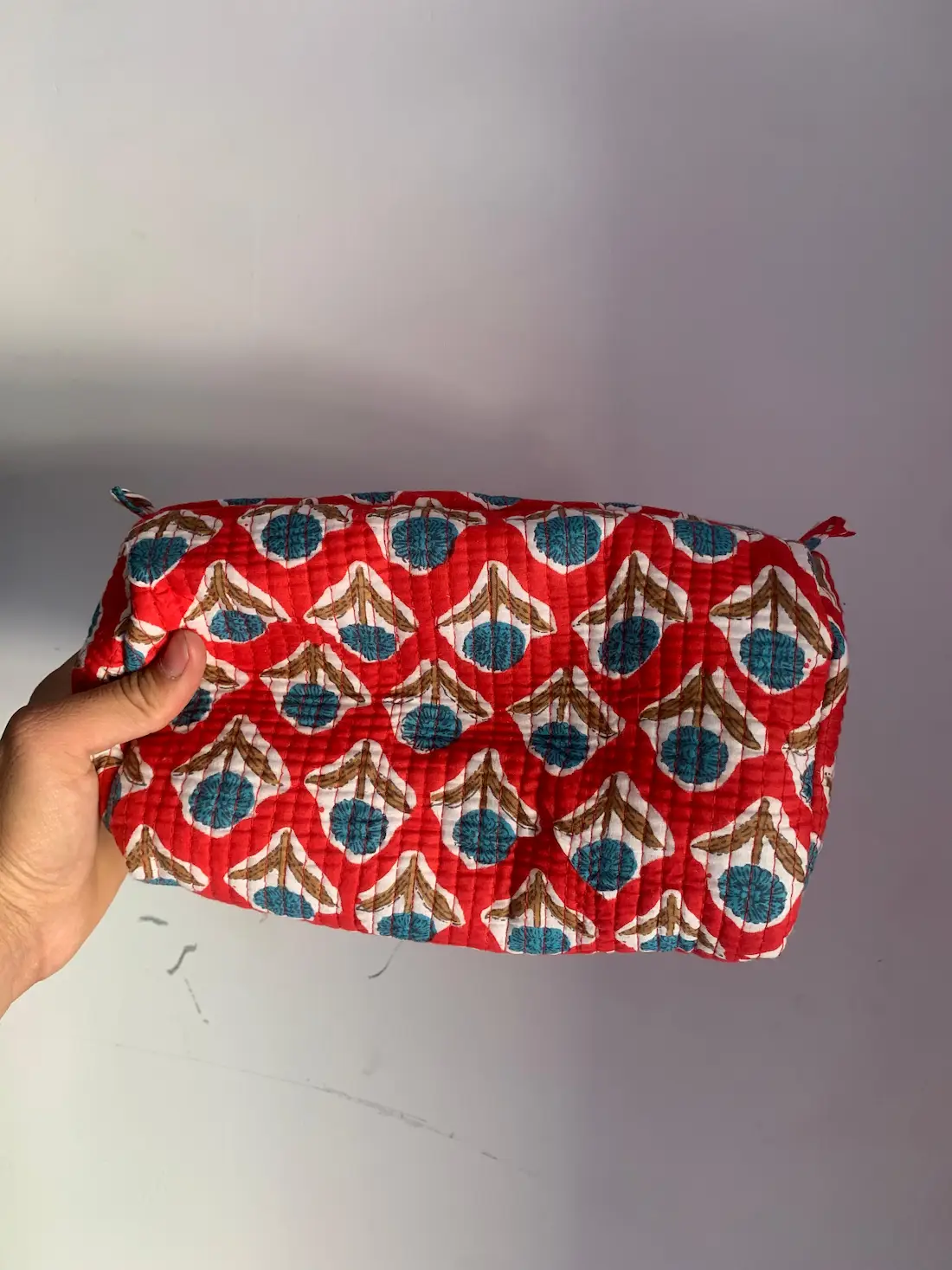 Cotton Makeup Pouch Set – Eco-Friendly Cosmetic Bags (Set of 3)