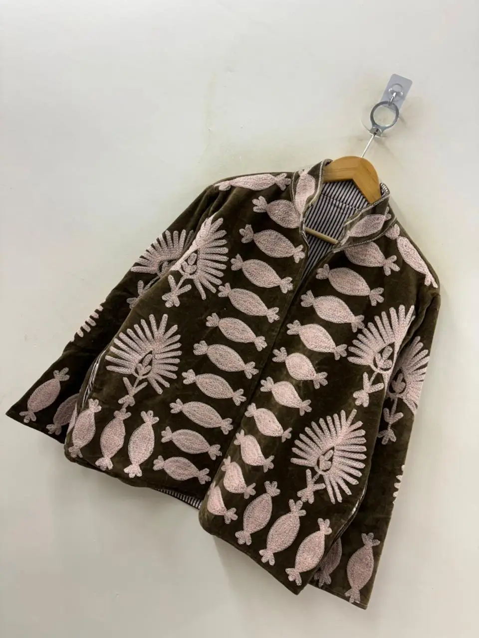 Colorful Suzani Velvet Jacket for Women 2