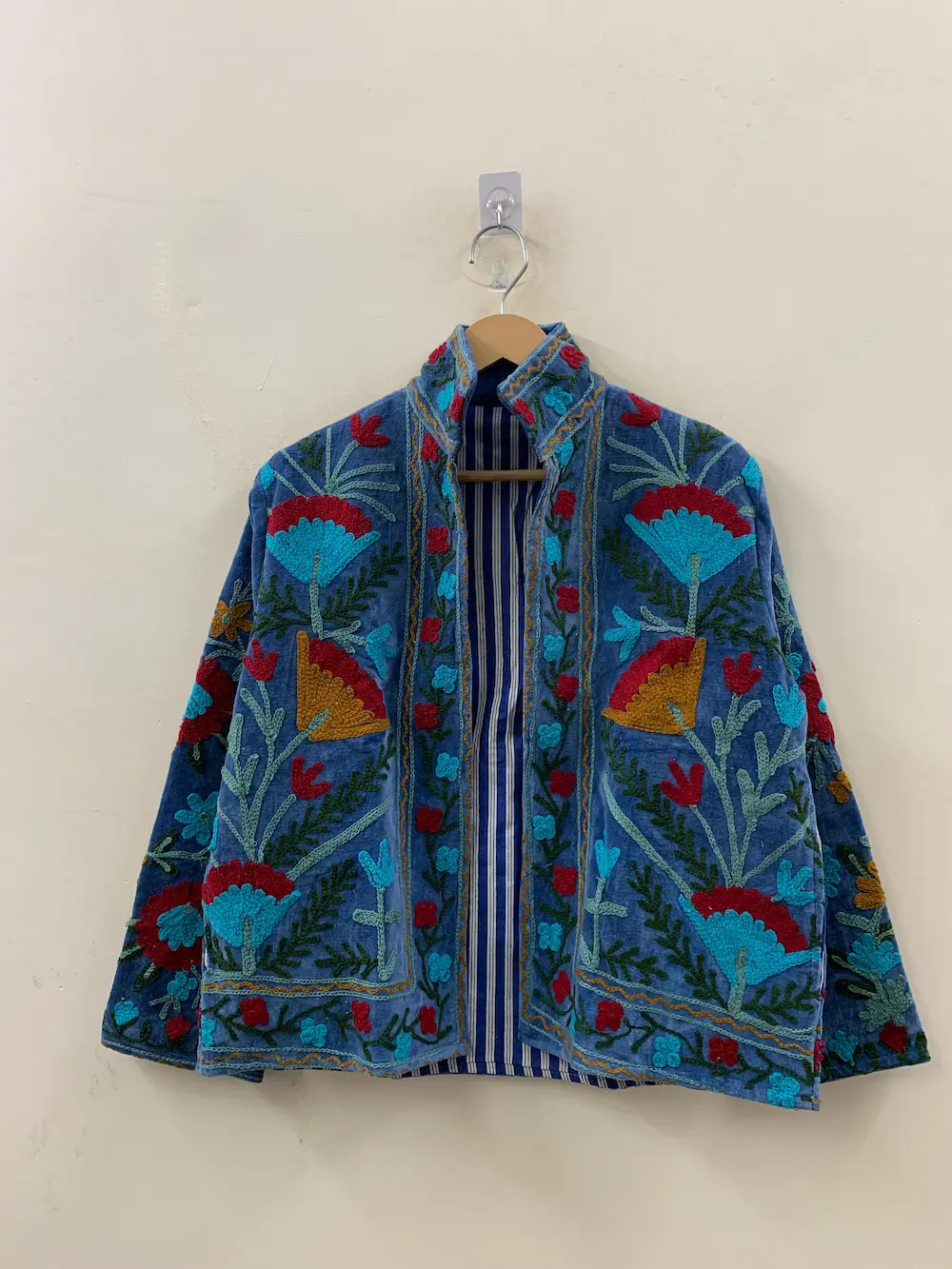 Premium Cotton Suzani Jacket – Timeless Boho Statement Piece 2