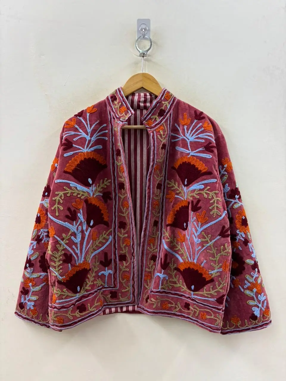 Luxury Embroidered Velvet Suzani Jacket 2