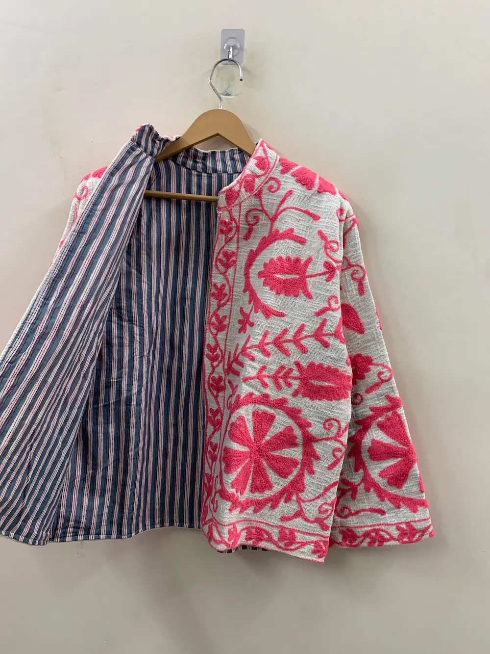 Women’s Cotton Suzani Jacket – Traditional Boho Outerwear