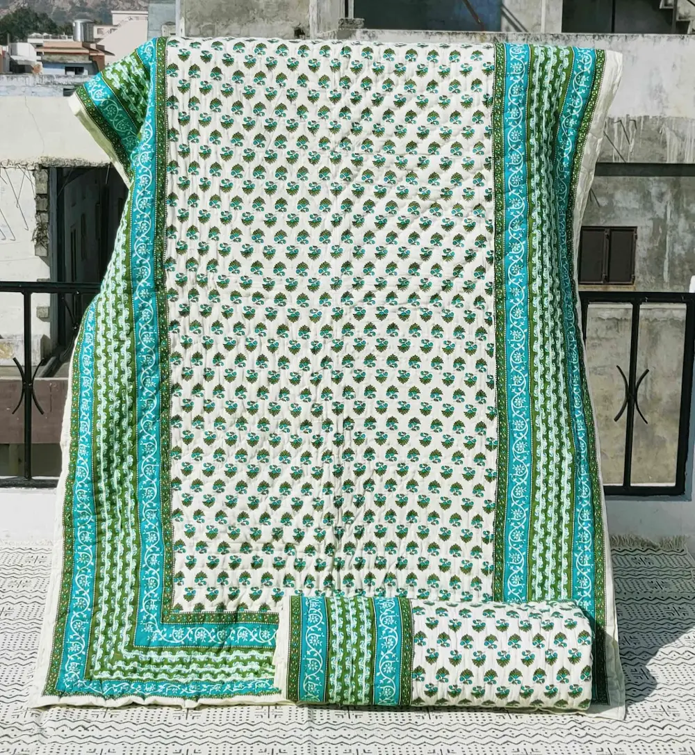 100% Cotton Quilts – Soft, Skin-Friendly & Durable Bedding